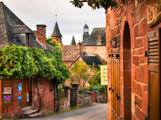 Vue de Collonges la rouge