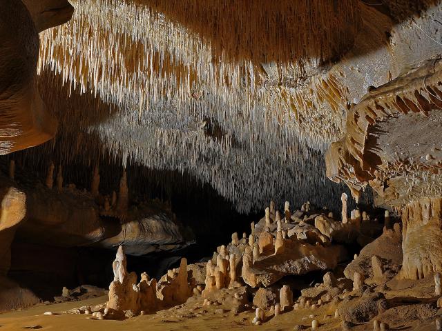 Grottes De Cougnac Gourdon Plafond Salle