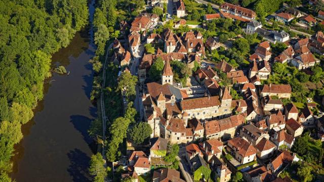 Carennac Vue Aerienne