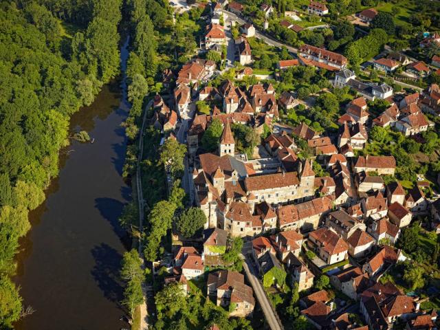 Carennac Vue Aerienne