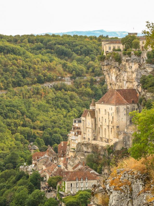 Rocamadour vue depuis l'Hospitalet