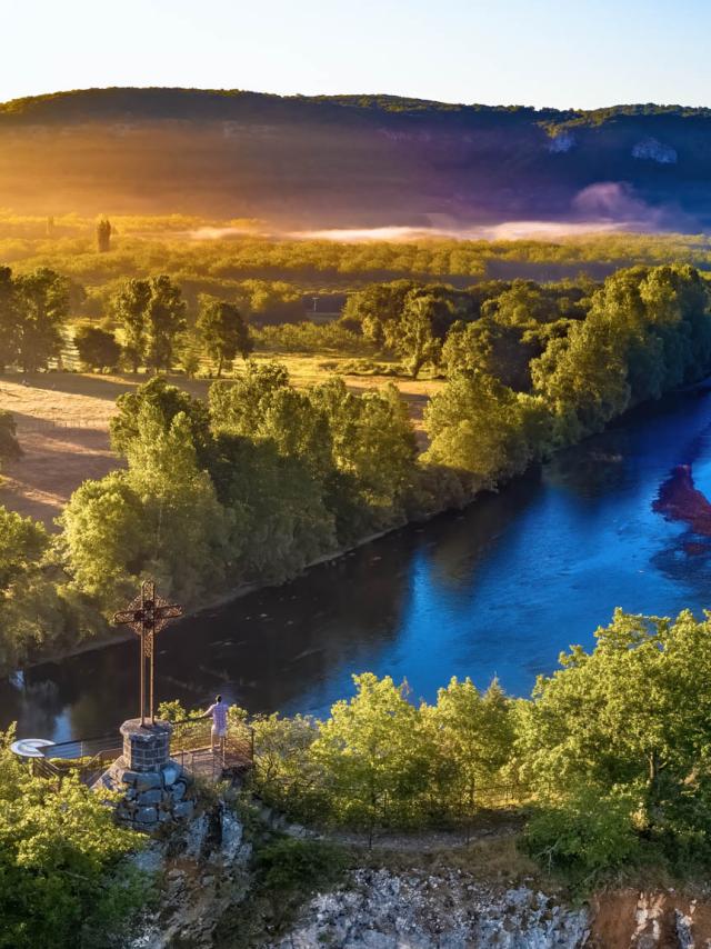 La Dordogne vue depuis le belvédère de Copeyre