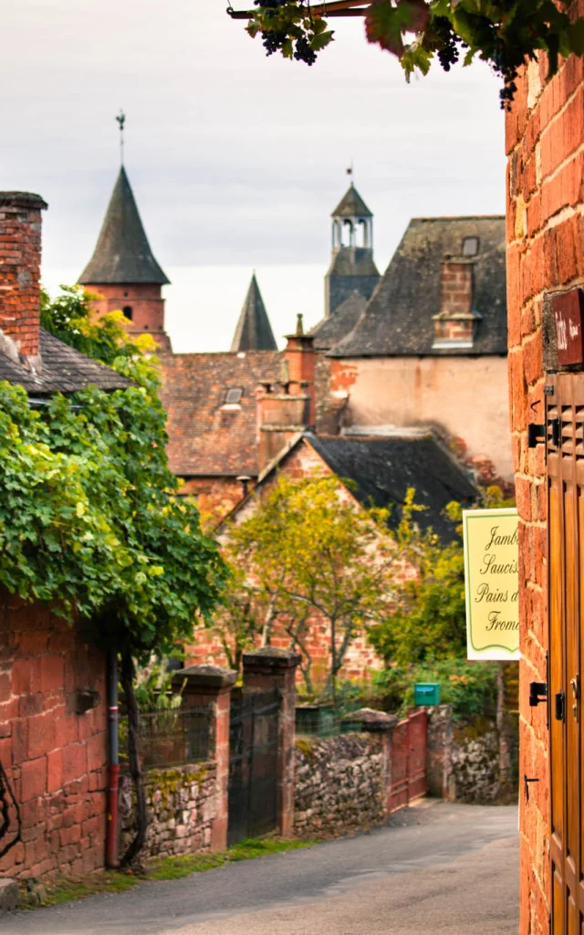 Vue de Collonges la rouge