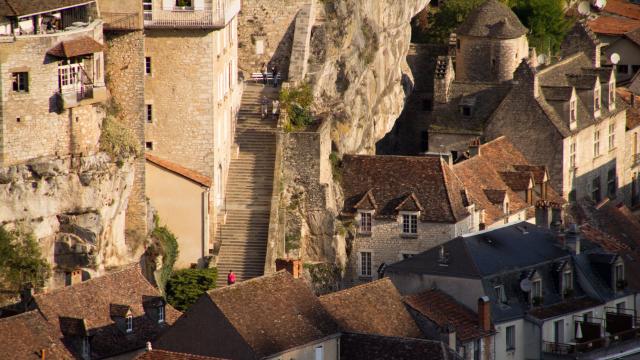 Grand escalier de Rocamadour