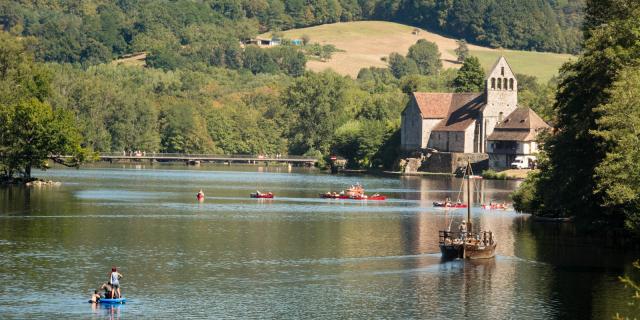 Gabare à Beaulieu-sur-Dordogne