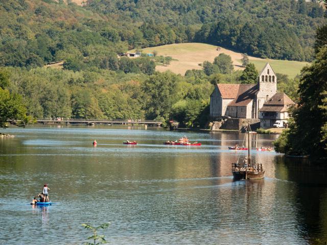 Gabare à Beaulieu-sur-Dordogne