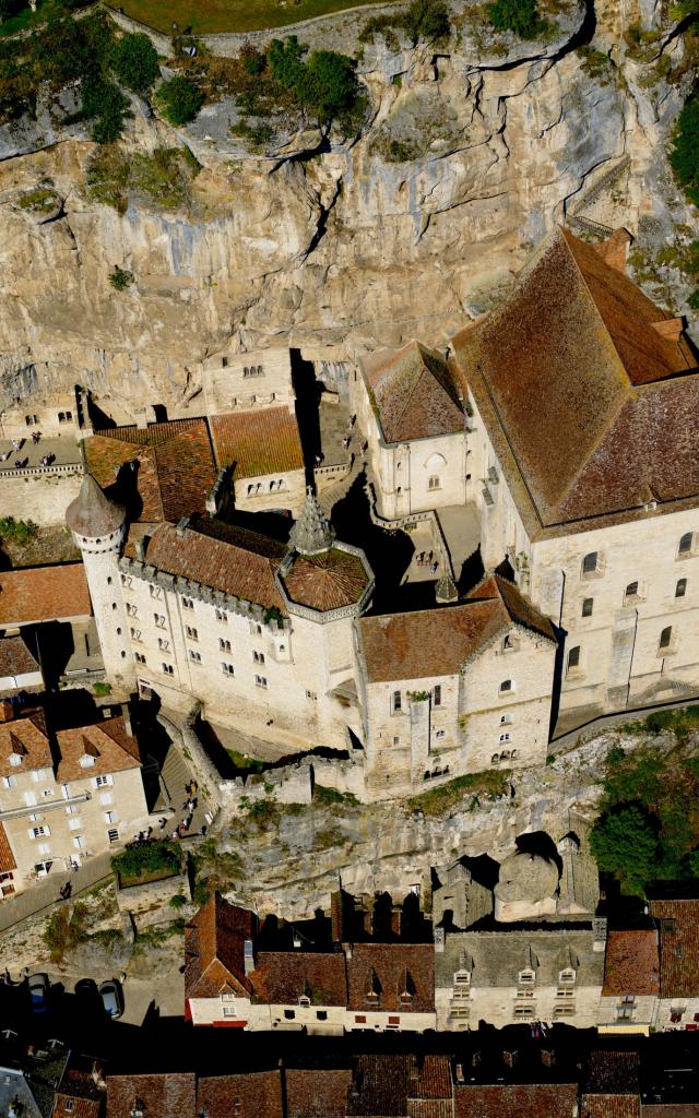 Le Sanctuaire De Rocamadour Vue D Avion.jpg