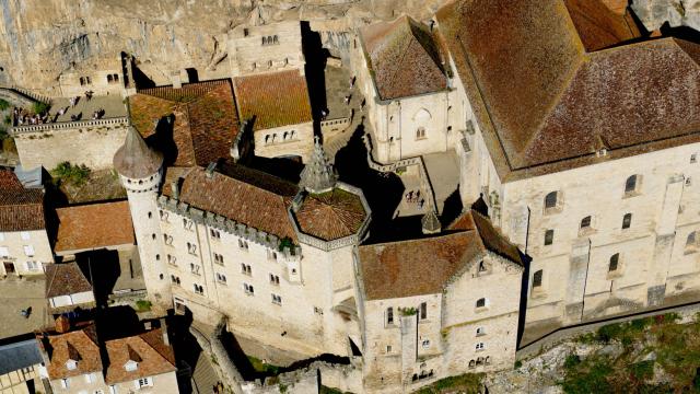 Le Sanctuaire De Rocamadour Vue D Avion.jpg