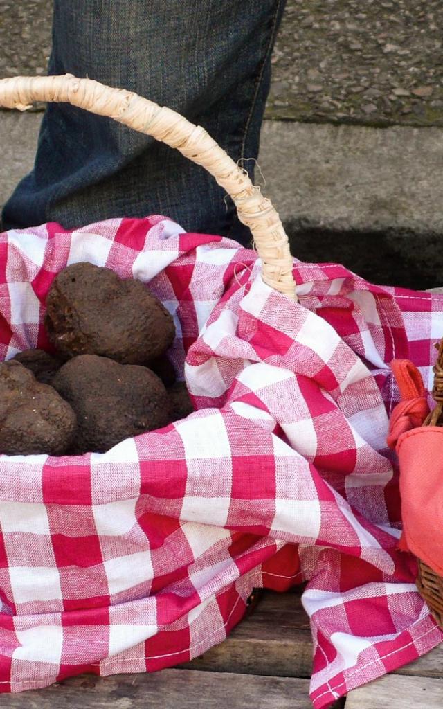 Marché aux Truffes à Lalbenque