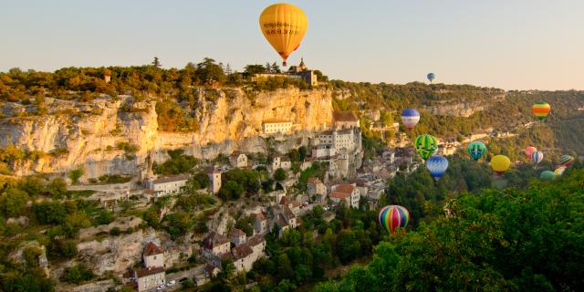 Montgolfiades à Rocamadour