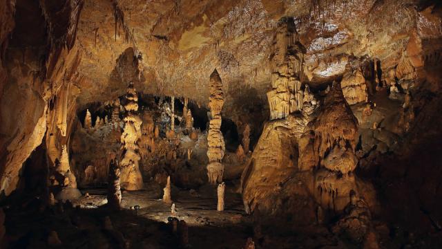 Concrétions Grotte des Carbonnières