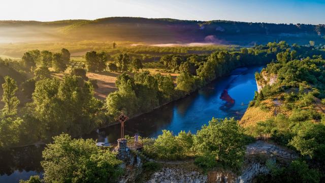 La Dordogne depuis le belvédère de Copeyre