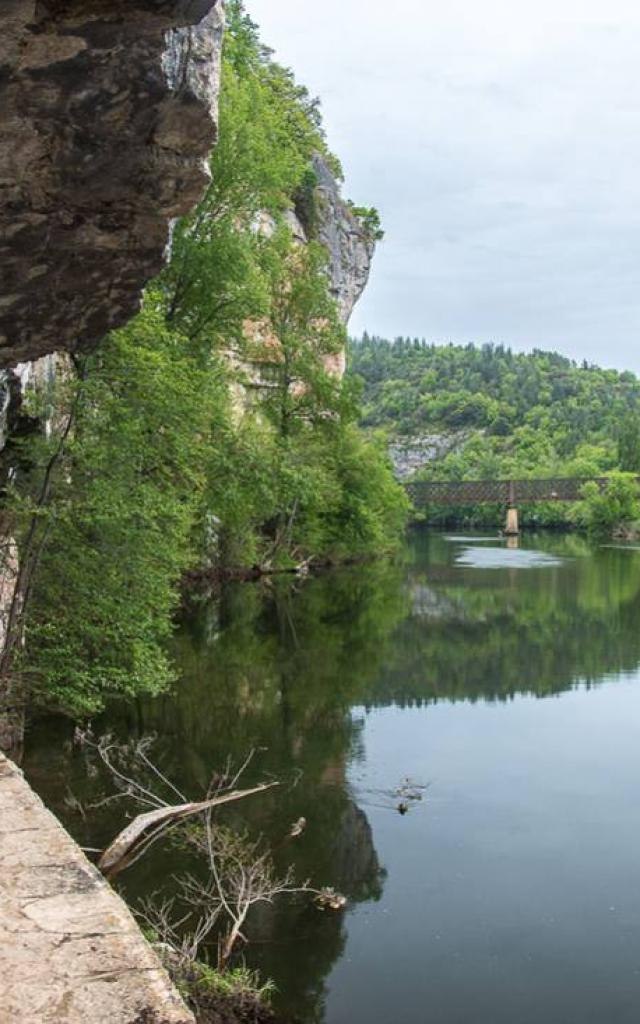 Chemin Halage Saint-Cirq-Lapopie