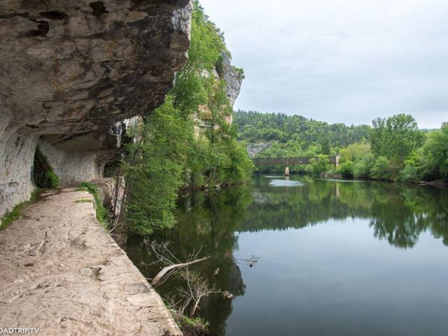 Chemin Halage Saint-Cirq-Lapopie