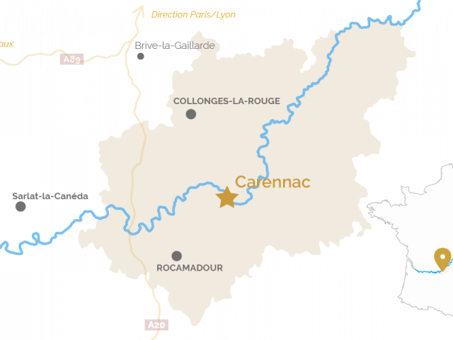 Carte Carennac