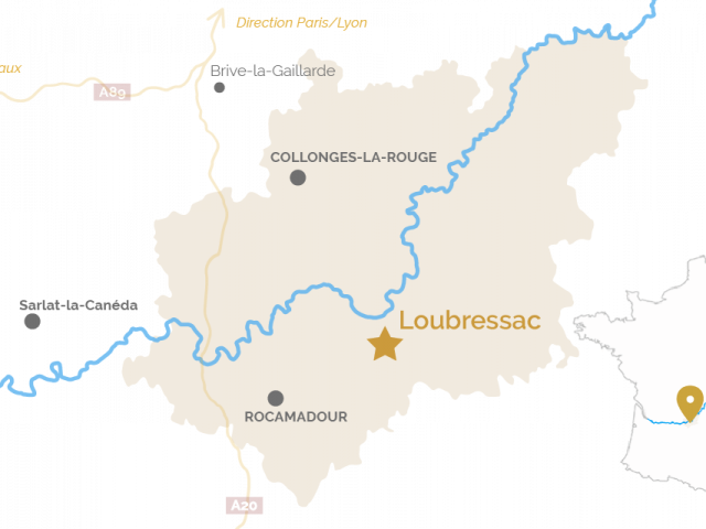 Carte Loubressac