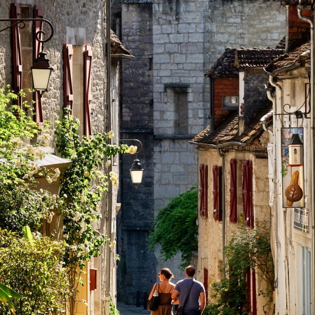 FRANCE. LE LOT. VILLE DE MARTEL.