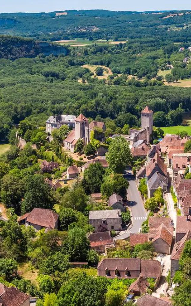 Vue Aerienne De Montvalent