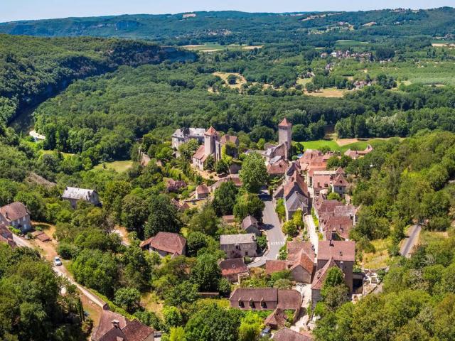 Vue Aerienne De Montvalent