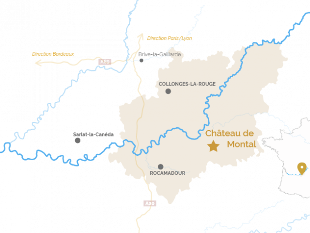 Carte du Château De Montal