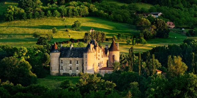 FRANCE. LE LOT. CHATEAU DE MONTAL