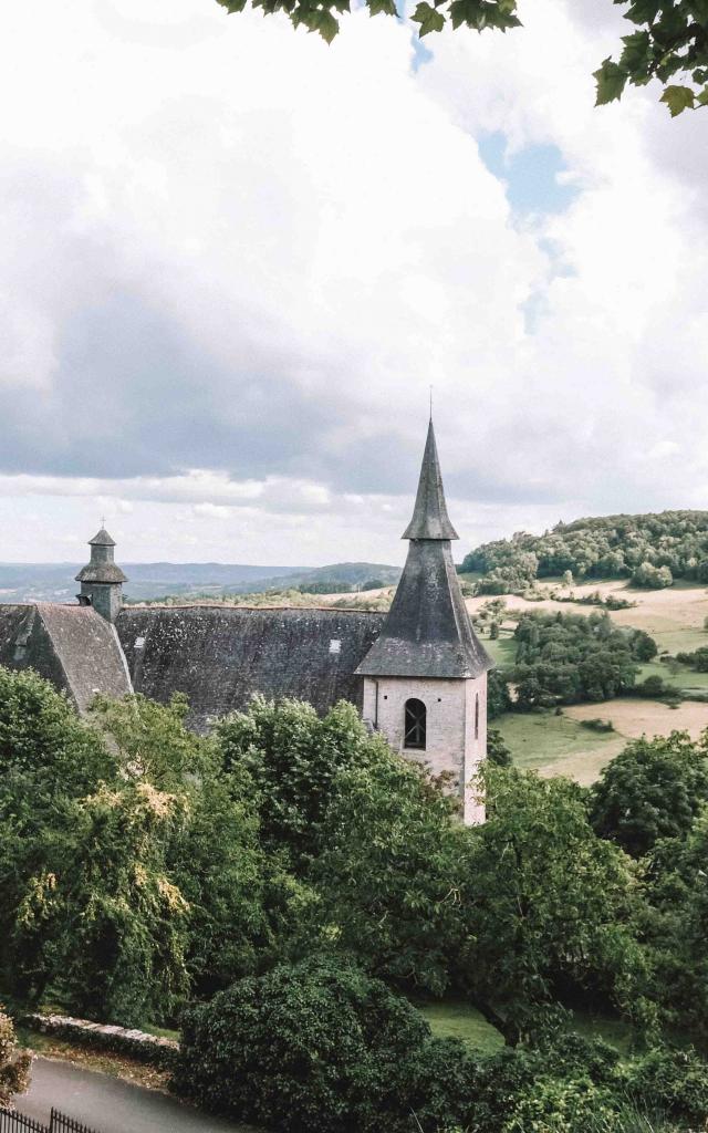 Turenne paysage et église