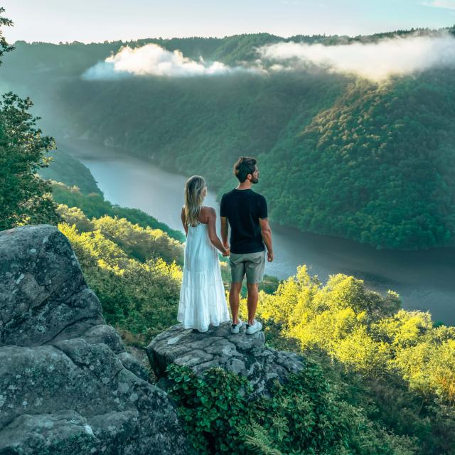 Point de vue sur la Vallée de la Dordogne