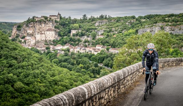 Accueil presse Sylvain Chavanel Tour de France 2022 Rocamadour