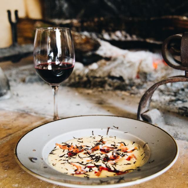 Brouillade d'oeufs truffés - l'Esprit du Causse Concots