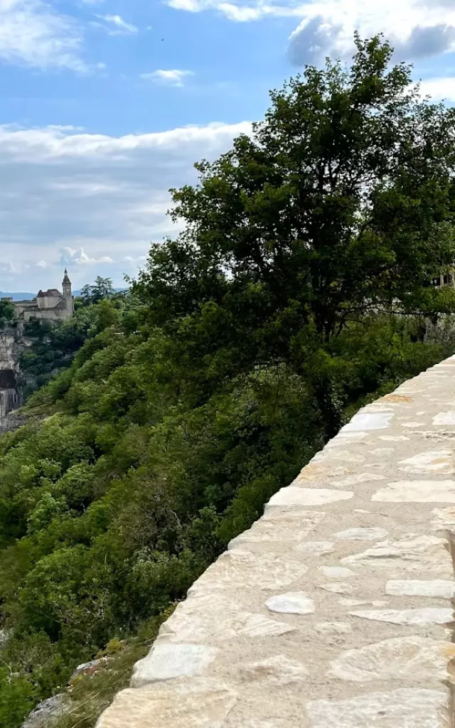 Corniche à Rocamadour