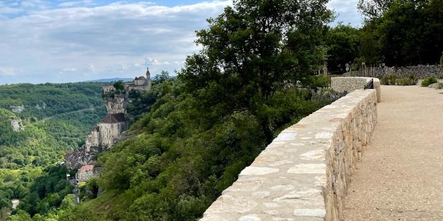 Corniche à Rocamadour