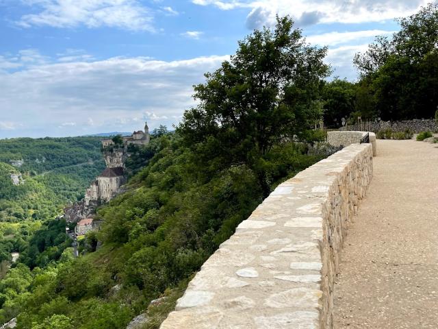 Corniche à Rocamadour