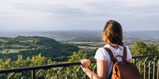 Vue depuis Loubressac