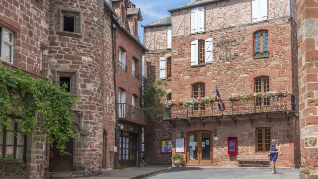 France, Corrèze (19), Vallée de la Dordogne, Meyssac, Hôtel-de-Ville 