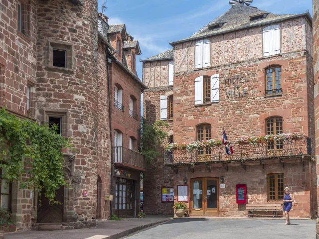 France, Corrèze (19), Vallée de la Dordogne, Meyssac, Hôtel-de-Ville 