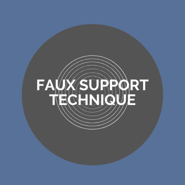 Faux support technique - 1