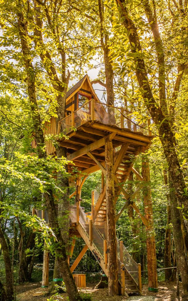 Cabane Dans Les Arbres Lascaux Nid en O