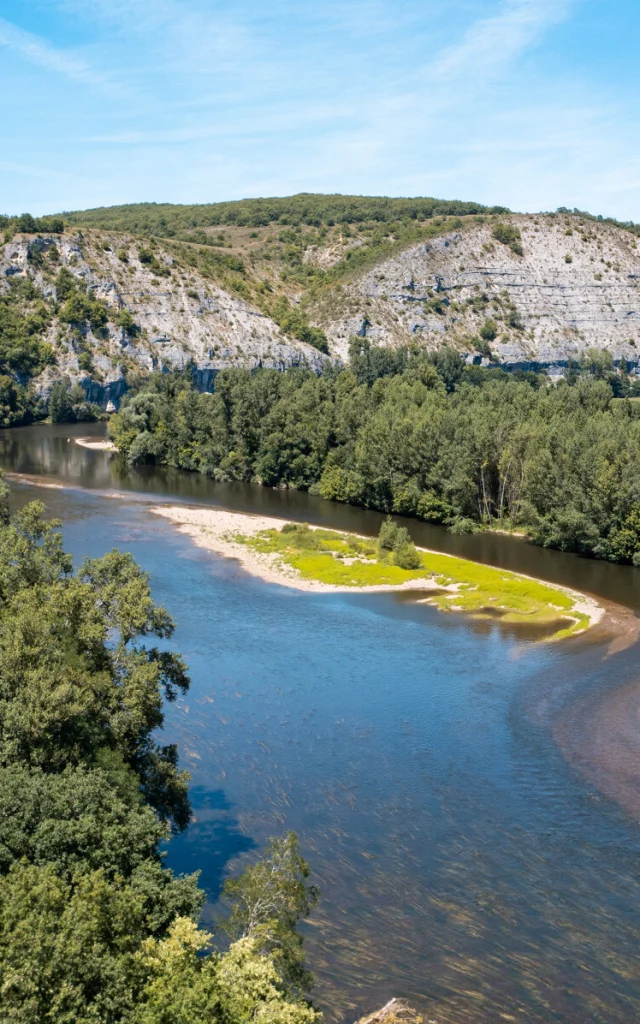 Ilots sur la Dordogne à Lacave