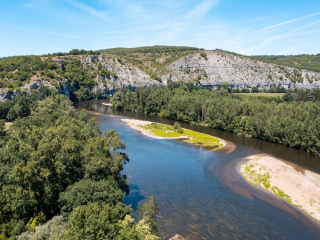 Ilots sur la Dordogne à Lacave