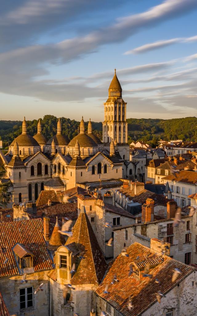 France, Dordogne (24), Périgord Blanc, Périgueux, Ville de Périgueux, (Vue aérienne)//France, Dordogne, White Perigord, Périgueux, Town of Périgueux, (aerial view)