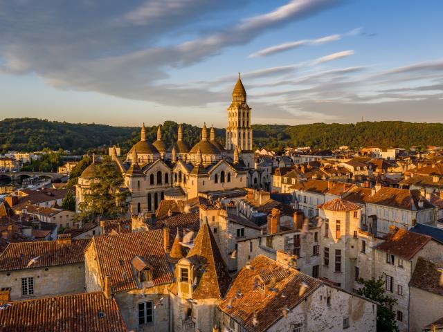 France, Dordogne (24), Périgord Blanc, Périgueux, Ville de Périgueux, (Vue aérienne)//France, Dordogne, White Perigord, Périgueux, Town of Périgueux, (aerial view)