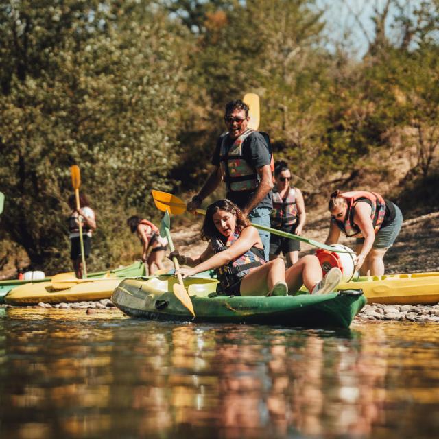 Descente en canoë sur la Dordogne