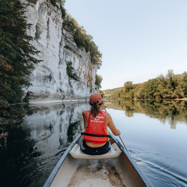 Balade en canoë sur la Dordogne