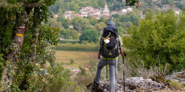 Chemin de Saint-Jacques de Compostelle dans le Lot