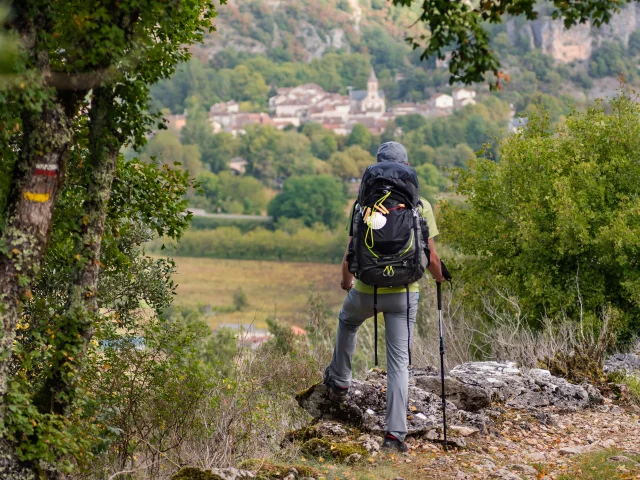 Chemin de Saint-Jacques de Compostelle dans le Lot