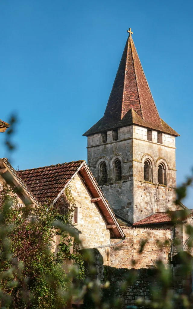 Vue des Toits du village de Carennac