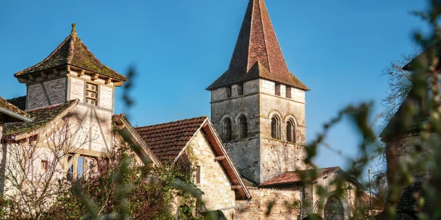 Vue des Toits du village de Carennac