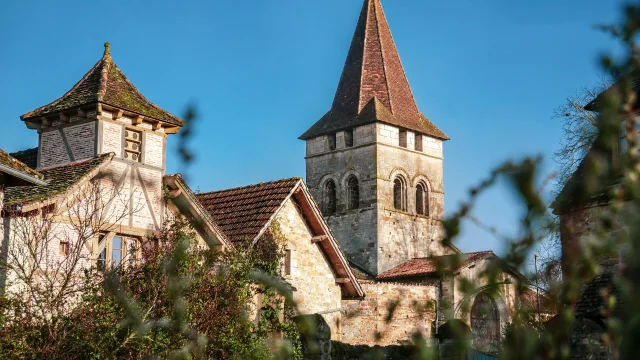 Vue des Toits du village de Carennac