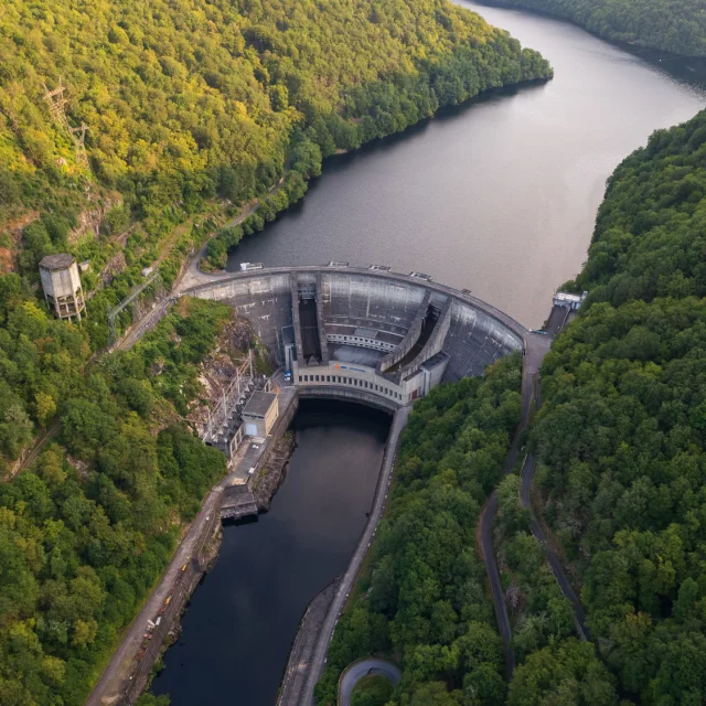 Le barrage du Chastang