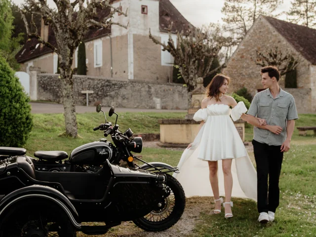 French Retro Ride en amoureux